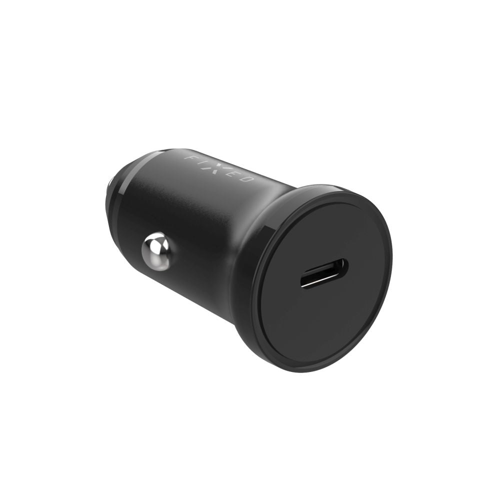 Auto töltő Fixed, 20W, 3A, 1 x USB-C, Fekete