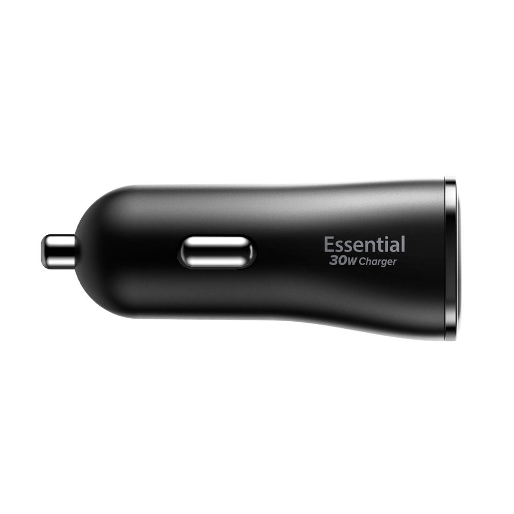 Spigen EV302 Essential autós töltő, 30W, 3A, 2 x USB-A, Fekete ACP08700