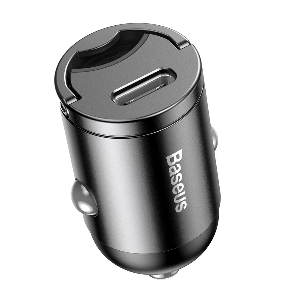 Car Charger Baseus Star Mini, 30W, 5A, 1 x USB-C, Grey VCHX-B0G