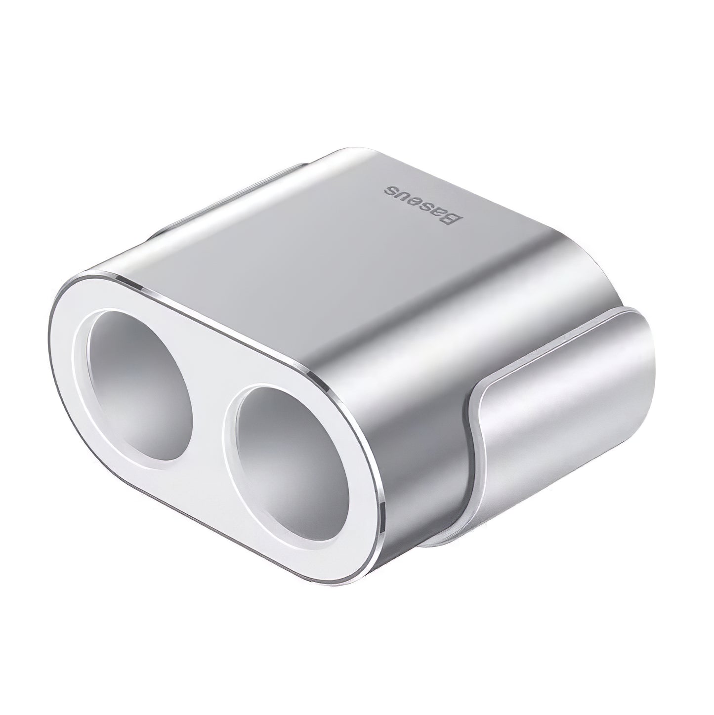 Baseus nagy hatékonyságú autós töltő, 95W, 2.1A, 2 x szivargyújtó hosszabbító - 2 x USB-A, ezüst CRDYQ-0S