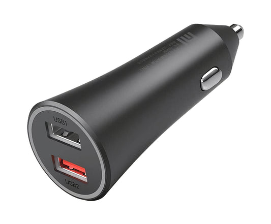 Xiaomi autós töltő, 37W, 3A, 2 x USB-A, Fekete GDS4147GL