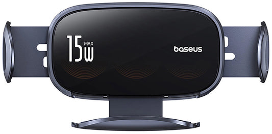 Baseus LightChaser vezeték nélküli autós töltő, 15W, 1.67A, Fekete C40355901111-00