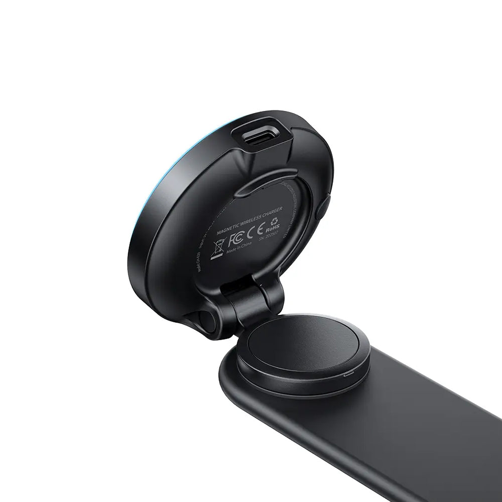 McDodo CH-6290 Vezeték nélküli Autós Töltő, 15W, 1.67A, Fekete