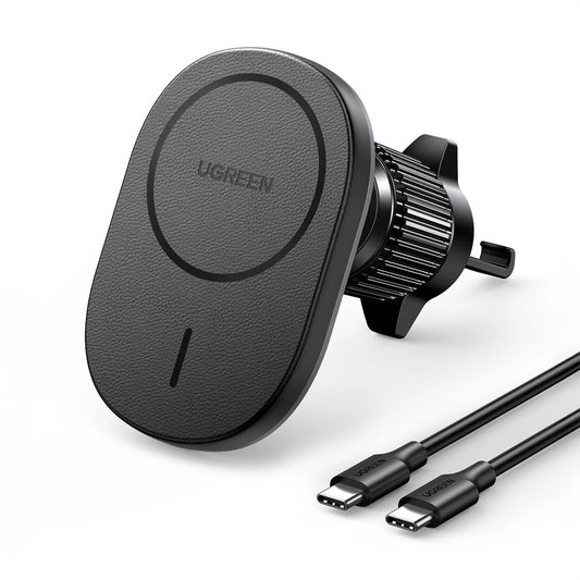 UGREEN CD345 Vent vezeték nélküli autós töltő, 15W, 1.67A, Fekete