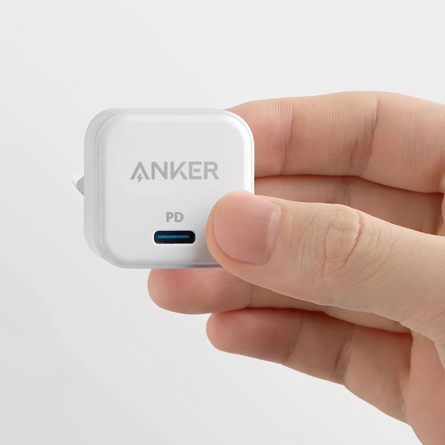 Anker PowerPort III Cube hálózati töltő, 20W, 3A, 1 x USB-C, fehér A2149G21