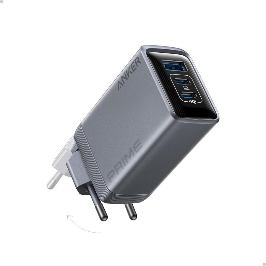 Hálózati töltő Anker Prime, 100W, 3A, 1 x USB-A - 2 x USB-C, szürke A2688341 A2688341 A2688341