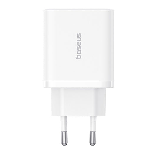 Baseus Cube hálózati töltő, 30W, 3A, 2 x USB-A - 1 x USB-C, Fehér P10111402213-00