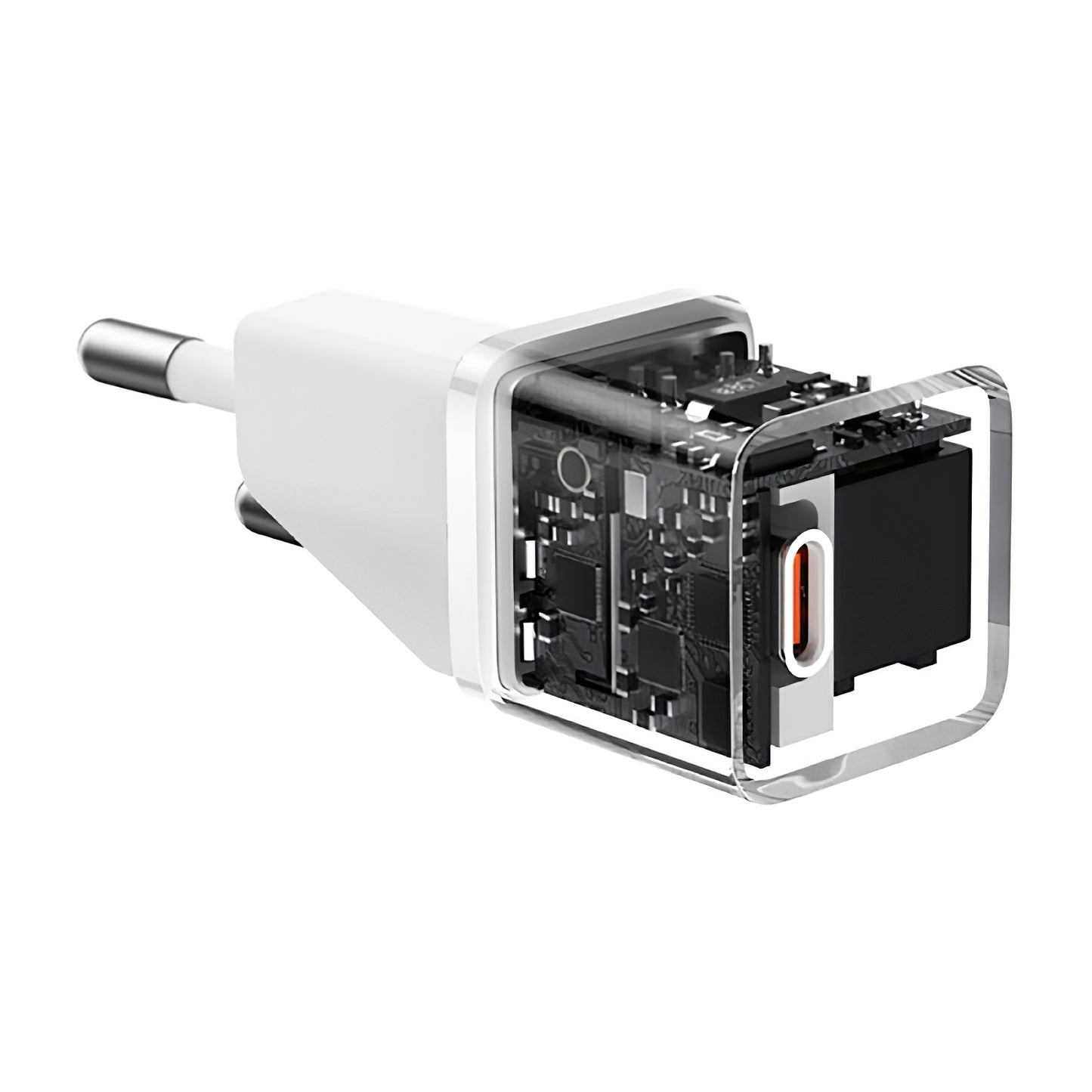 Baseus GaN5S hálózati töltő GaN5S, 20W, 3A, 1 x USB-C, fehér P1016250503213-00