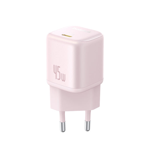 Baseus PicoGo hálózati töltő, 45W, 3A, 1 x USB-C, Rózsaszín P10176800413-00