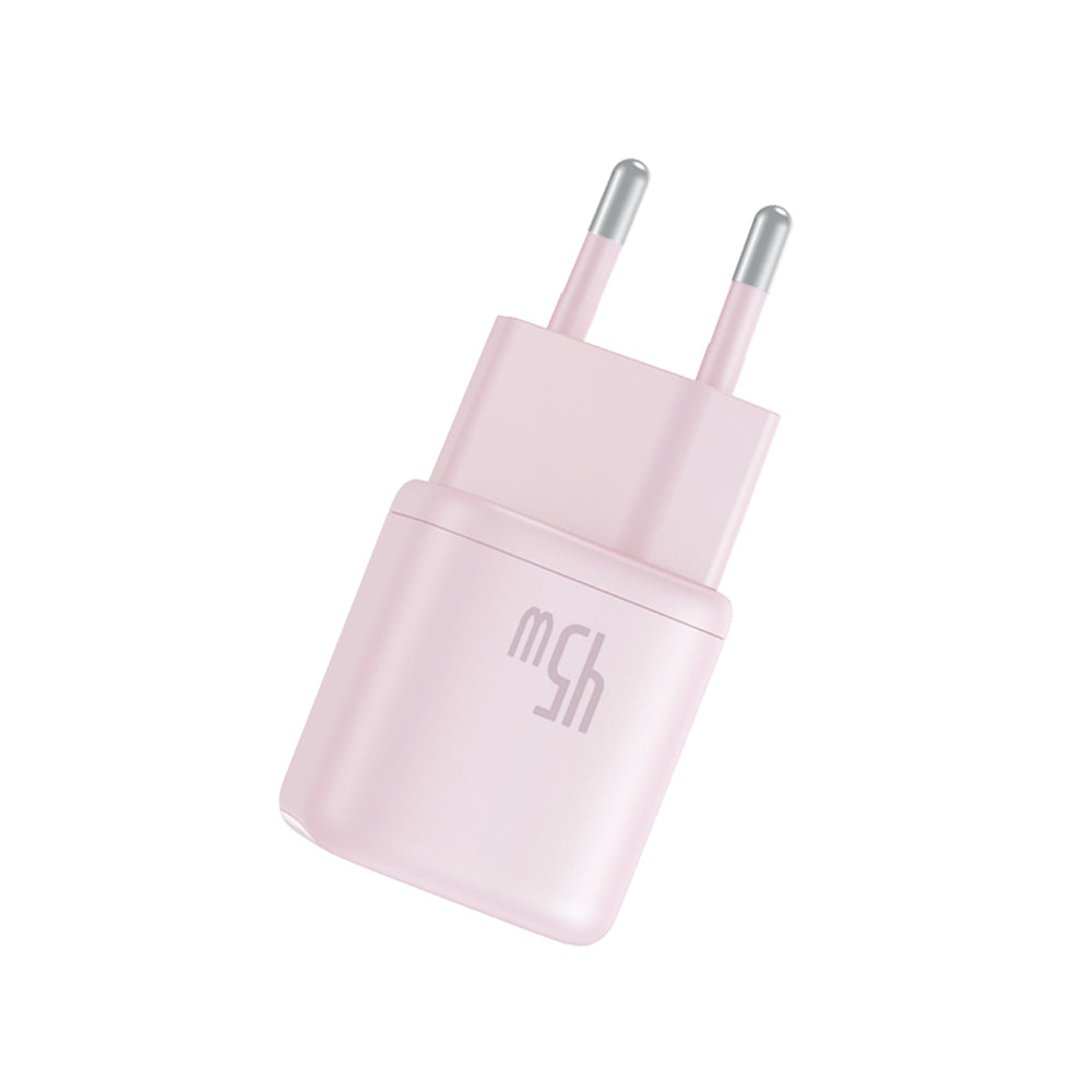 Baseus PicoGo hálózati töltő, 45W, 3A, 1 x USB-C, Rózsaszín P10176800413-00