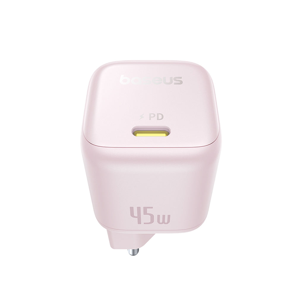 Baseus PicoGo hálózati töltő, 45W, 3A, 1 x USB-C, Rózsaszín P10176800413-00