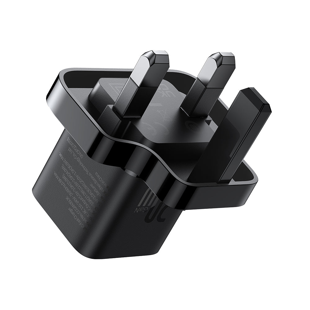 Baseus UK hálózati töltő, 20W, 3A, 1 x USB-C, Fekete P10110907113-00