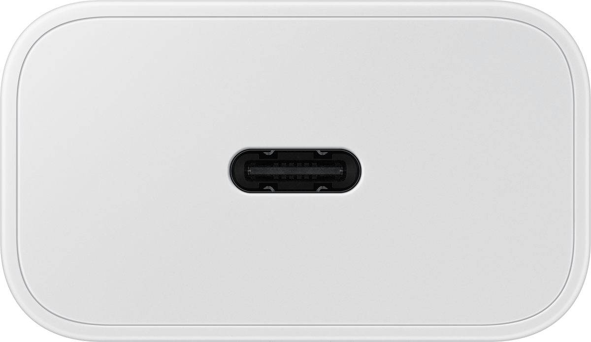 Samsung USB-C kábel hálózati töltő Samsung, 25W, 3A, 1 x USB-C, Fehér EP-T2510XWEGEU