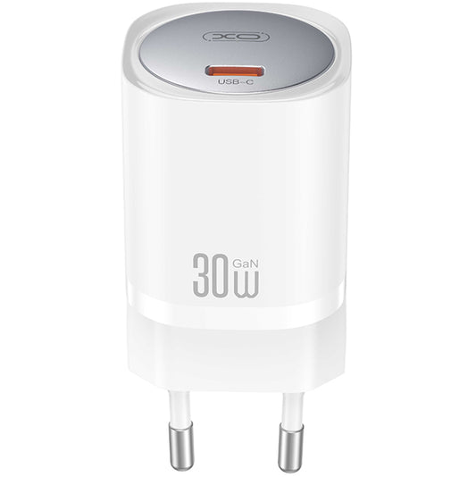 XO Design CE20, 30W, 3A, 1 x USB-C, 1 x USB-C, fehér