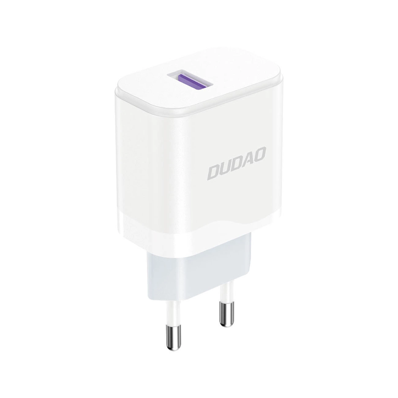 Hálózati töltő USB-C kábellel Dudao A20EU, 18W, 3A, 1 x USB-A, Fehér