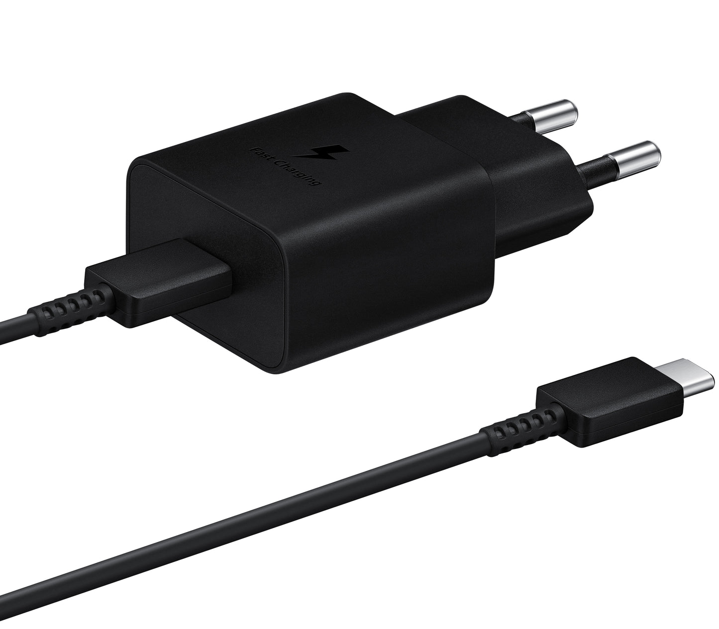 Samsung USB-C hálózati töltő USB-C kábellel, 15W, 2A, 1 x USB-C, fekete EP-T1510XBEGEU EP-T1510XBEGEU EP-T1510XBEGEU