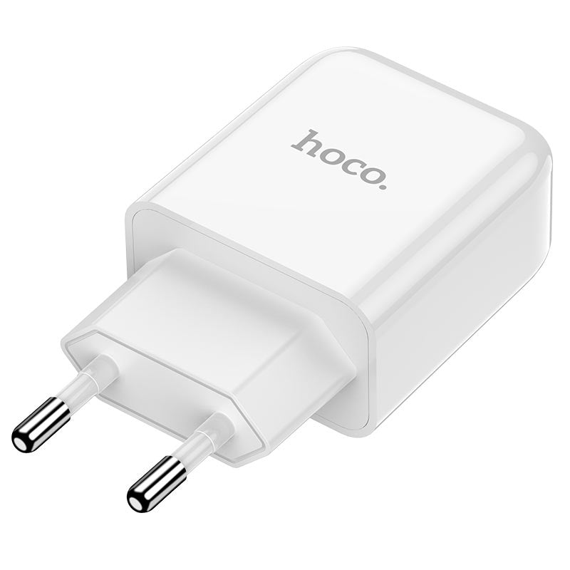 HOCO N2 Lightning kábel hálózati töltő, 10W, 2A, 1 x USB-A, Fehér