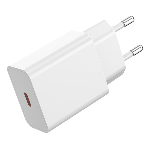 Hálózati töltő USB-C kábellel XO Design L126, 20W, 3A, 1 x USB-C, Fehér