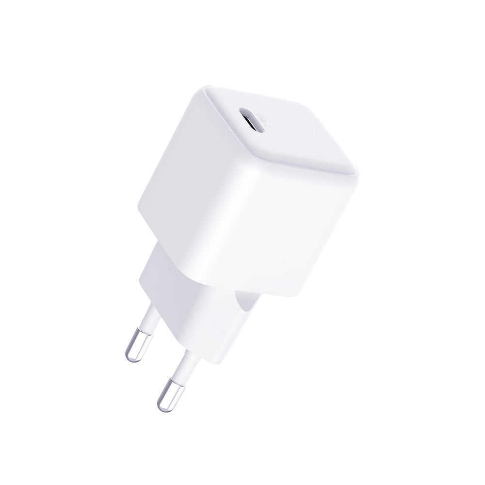 Hálózati töltő USB-C kábellel 3MK Hyper, 25W, 3A, 1 x USB-C, Fehér