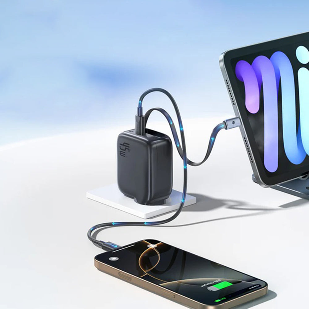 Baseus EnerCore CJ11 USB-C hálózati töltő, 45W, 3A, 1 x USB-C, fekete Z0004800