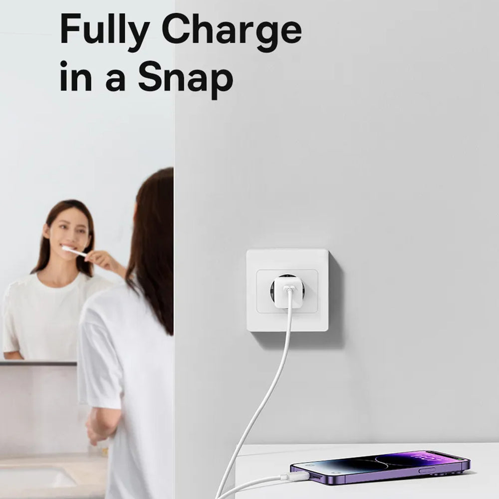Baseus GaN Mini 1C USB-C hálózati töltő, 30W, 3A, 1 x USB-C, kék P10110902313-00
