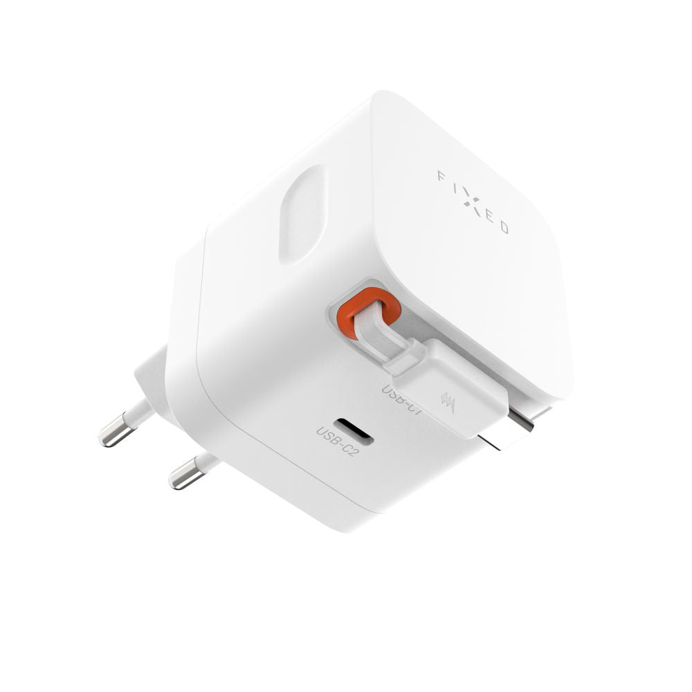 Fixed USB-C kábelhálózati töltő, 65W, 3.25A, 1 x USB-C, Fekete