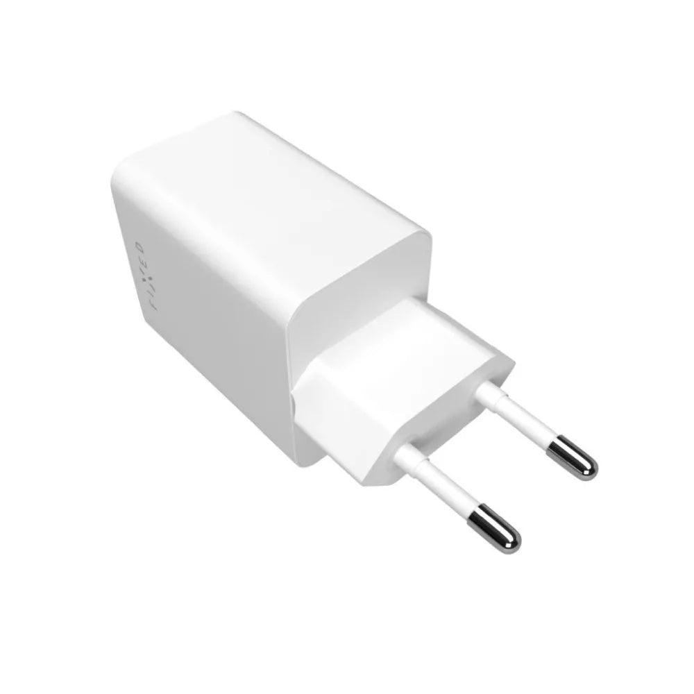 Fixed Mini hálózati töltő, 45W, 3A, 1 x USB-A - 1 x USB-C, Fehér