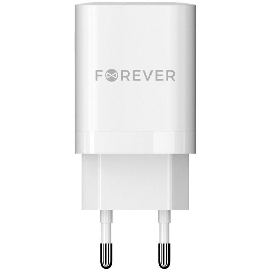 Forever TC-05-35CC hálózati töltő, 35W, 3A, 2 x USB-C, Fehér