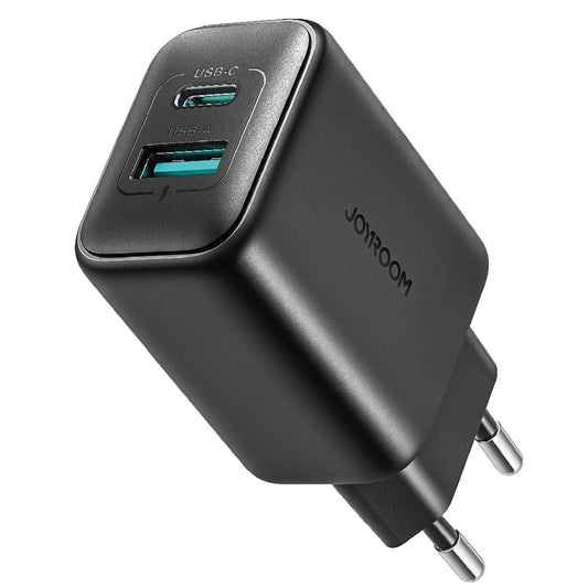Joyroom JR-TCF13 Hálózati Töltő, 25W, 3A, 1 x USB-A - 1 x USB-C, Fekete