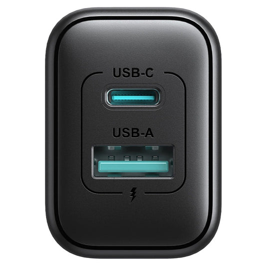 Joyroom JR-TCF13 Hálózati Töltő, 25W, 3A, 1 x USB-A - 1 x USB-C, Fekete