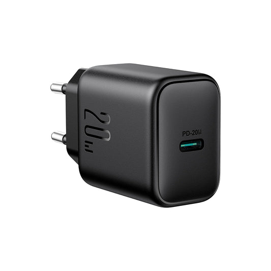 Joyroom JR-TCF20 hálózati töltő, 20W, 3A, 1 x USB-C, Fekete