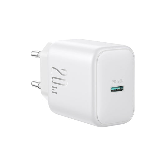 Joyroom JR-TCF20 hálózati töltő, 20W, 3A, 1 x USB-C, Fehér
