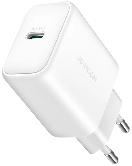 Joyroom JR-TCF24 hálózati töltő, 30W, 3A, 1 x USB-C, Fehér