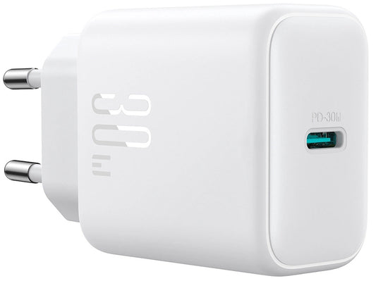 Joyroom JR-TCF24 hálózati töltő, 30W, 3A, 1 x USB-C, Fehér