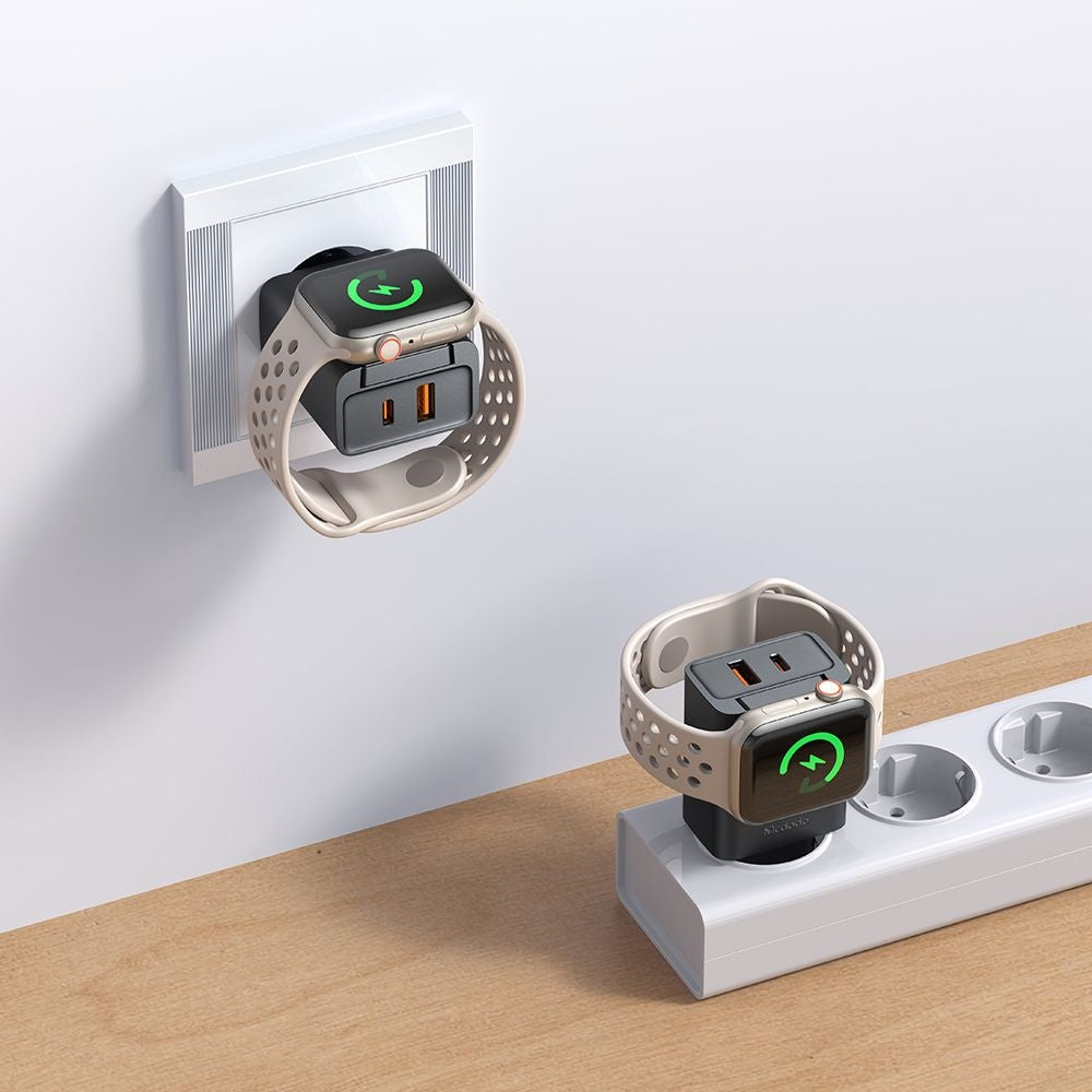 McDodo CH-3700 Companion hálózati töltő, 30W, 3A, 1 x USB-A - 1 x USB-C, fekete