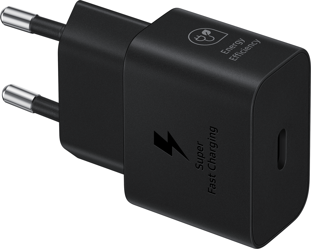 Samsung hálózati töltő, 25W, 3A, 1 x USB-C, fekete EP-T2510NBEGEU
