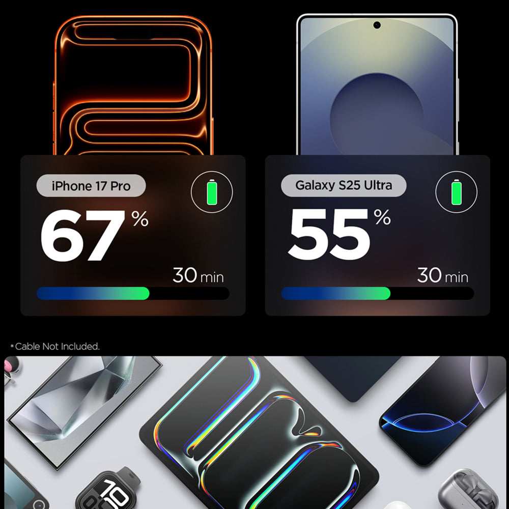 Spigen EE301EU Essential hálózati töltő, 30W, 3A, 1 x USB-C, Fehér ACH09492