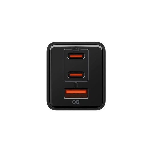 Spigen EE473EU Essential hálózati töltő, 47W, 3A, 1 x USB-A - 2 x USB-C, Fekete ACH09465