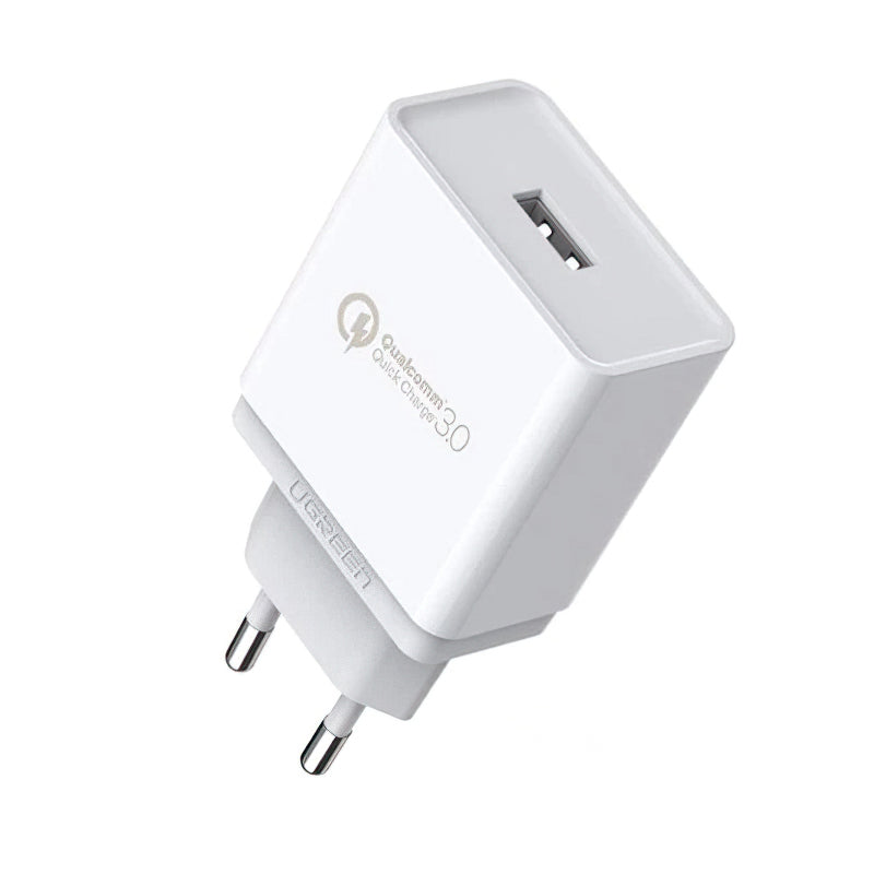 UGREEN CD122 hálózati töltő, 18W, 3A, 1 x USB-A, Fehér