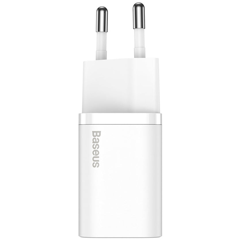 Baseus Super Si hálózati töltő, 20W, 3A, 1 x USB-C, fehér CCSUP-B02