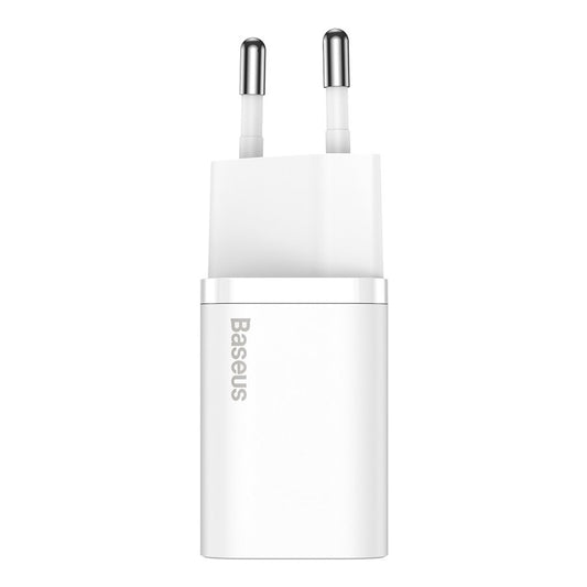 Baseus Super Si hálózati töltő, 25W, 3A, 1 x USB-C, fehér CCSP020102