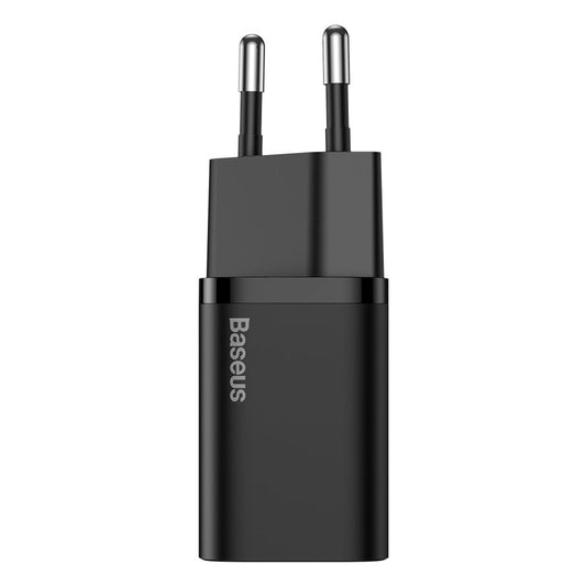 Baseus Super Si hálózati töltő, 25W, 3A, 1 x USB-C, fekete CCSP020101