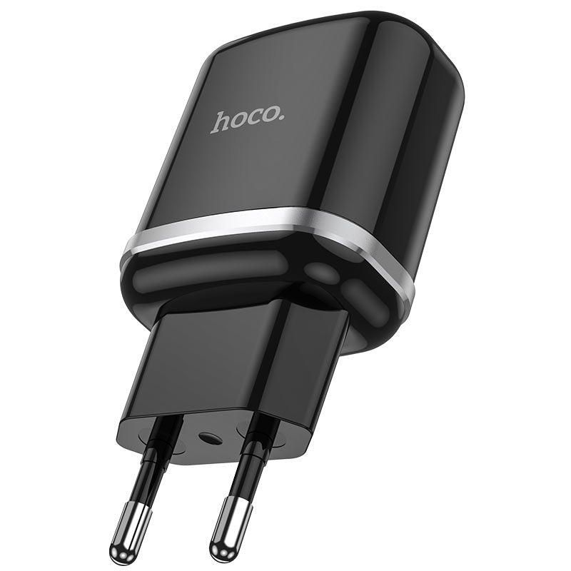 HOCO N3 hálózati töltő, 18W, 3A, 1 x USB-A, Fekete