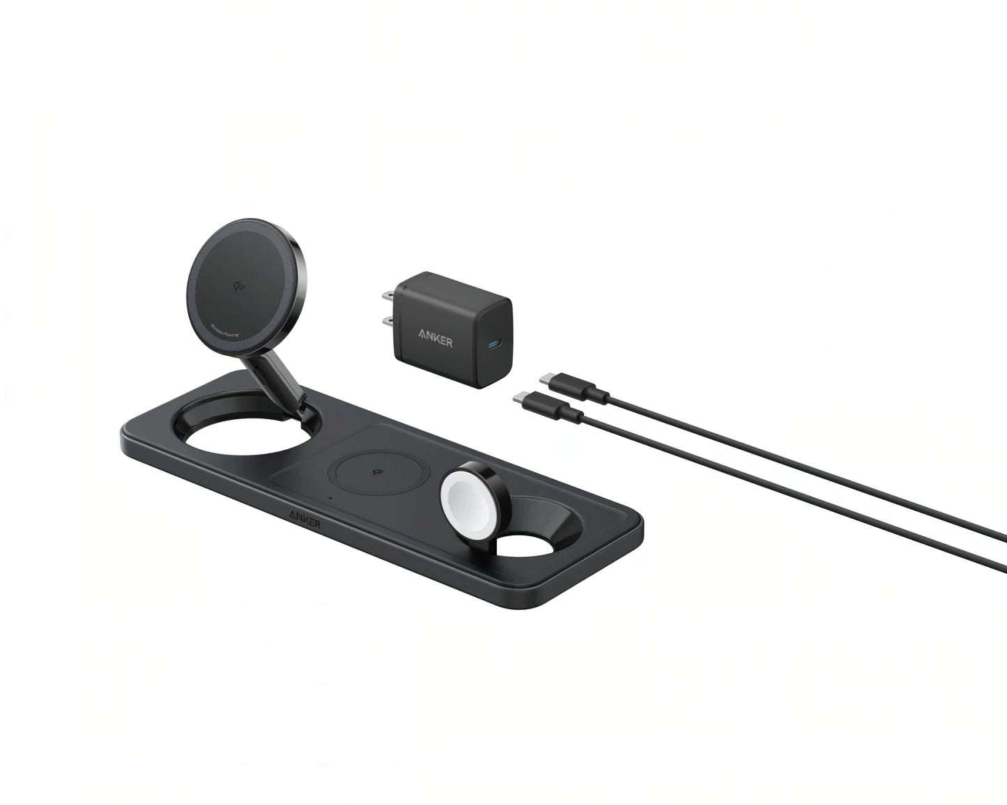 Anker MagGo 3in1 Wireless Network Charger, 15W, 1.67A, Black B25M1311