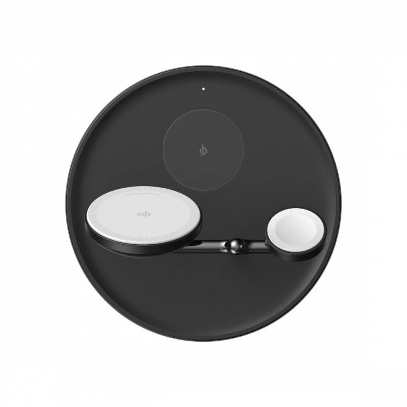 Anker MagGo 3in1 vezeték nélküli hálózati töltő, 25W, 1.67A, Fekete B25M3311