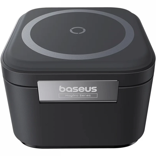 Baseus MagPro 3 az 1-ben vezeték nélküli hálózati töltő, 25 W, 1 × USB-C, fekete P10264100123-01