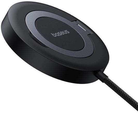 Baseus Simple Mini4 vezeték nélküli hálózati töltő, 15W, 1.67A, Fekete P10273300121-01