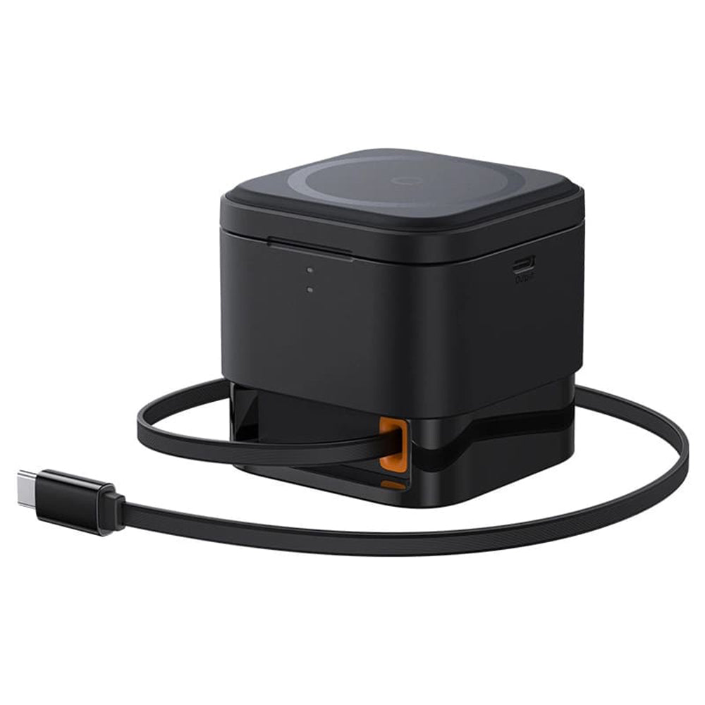 Baseus MagPro vezeték nélküli hálózati töltő, 25W, 1.67A, 1 x USB-C, Fekete P10264100123-00