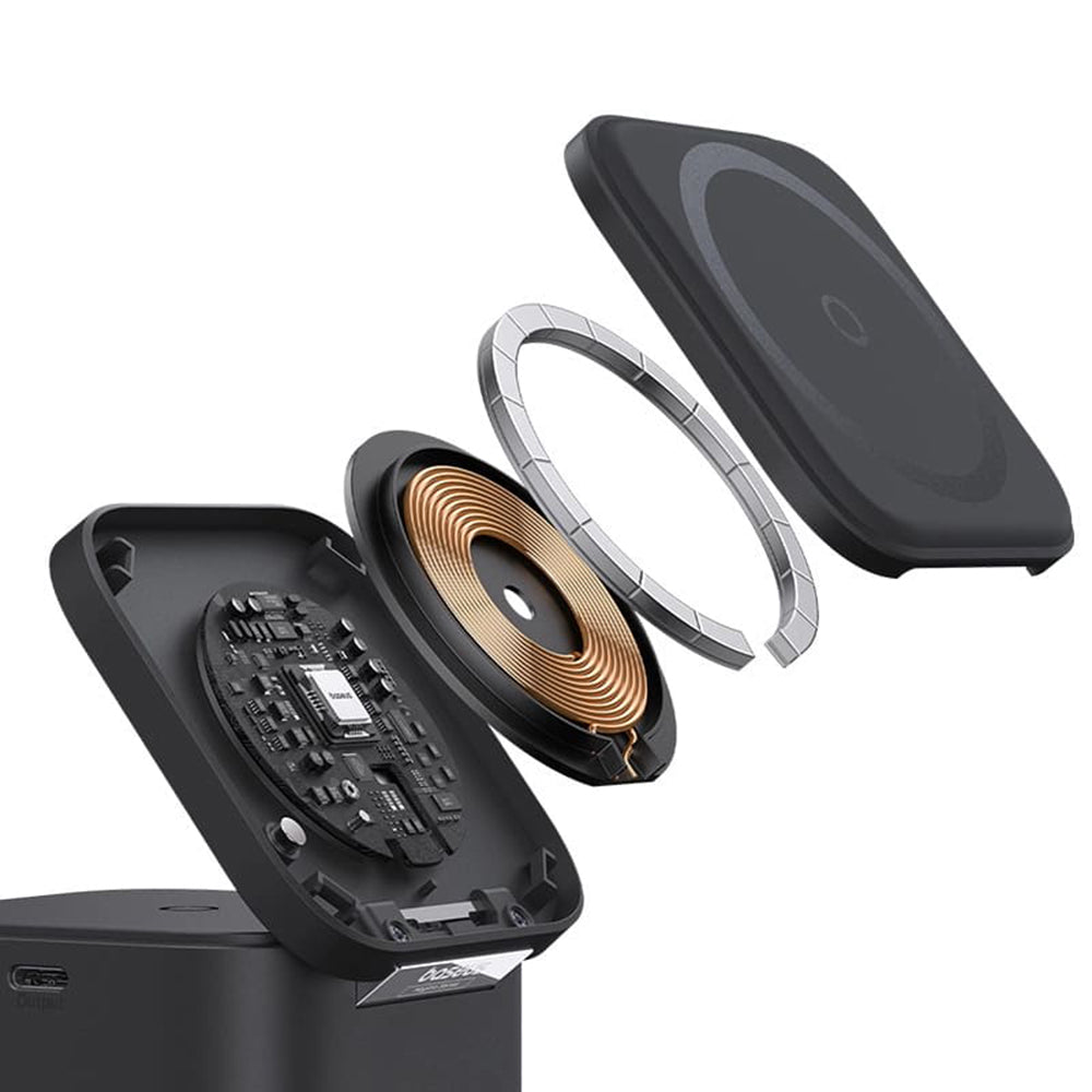 Baseus MagPro vezeték nélküli hálózati töltő, 25W, 1.67A, 1 x USB-C, Fekete P10264100123-00