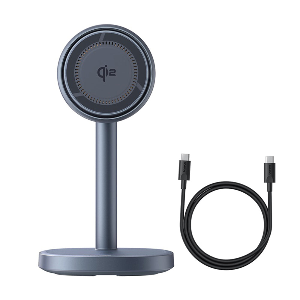 Baseus Orbit 2 Pro 2in1 vezeték nélküli hálózati töltő, 20W, 1.67A, szürke P10273500813-00
